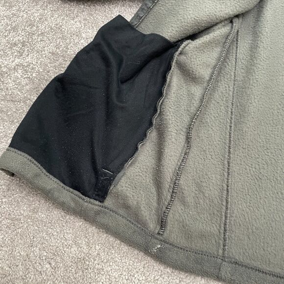 Columbia Steens Mountain Fleece Jacket Mens Medium Gray Black Full Zip Outdoor - Picture 14 of 15